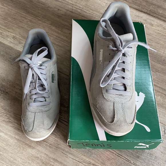 Puma Roma classic met safari, size 9, grey.  Shows wear - Picture 5 of 8